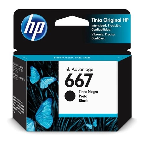 HP CARTRIDGE 667 NEGRO