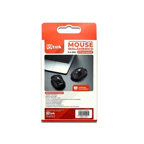 UTEK MOUSE UT-MOW620 INALAMBRICO - imagen 7